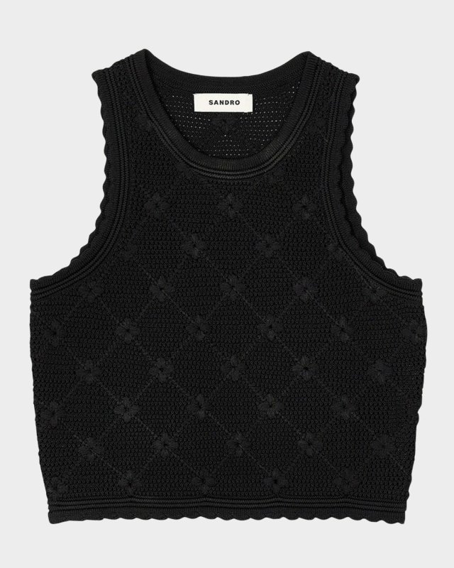 Alerio Floral Knit Tank Top